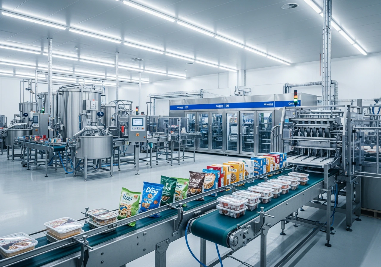 Food & Beverage Chillers — industrial process cooling application by North Slope Chillers