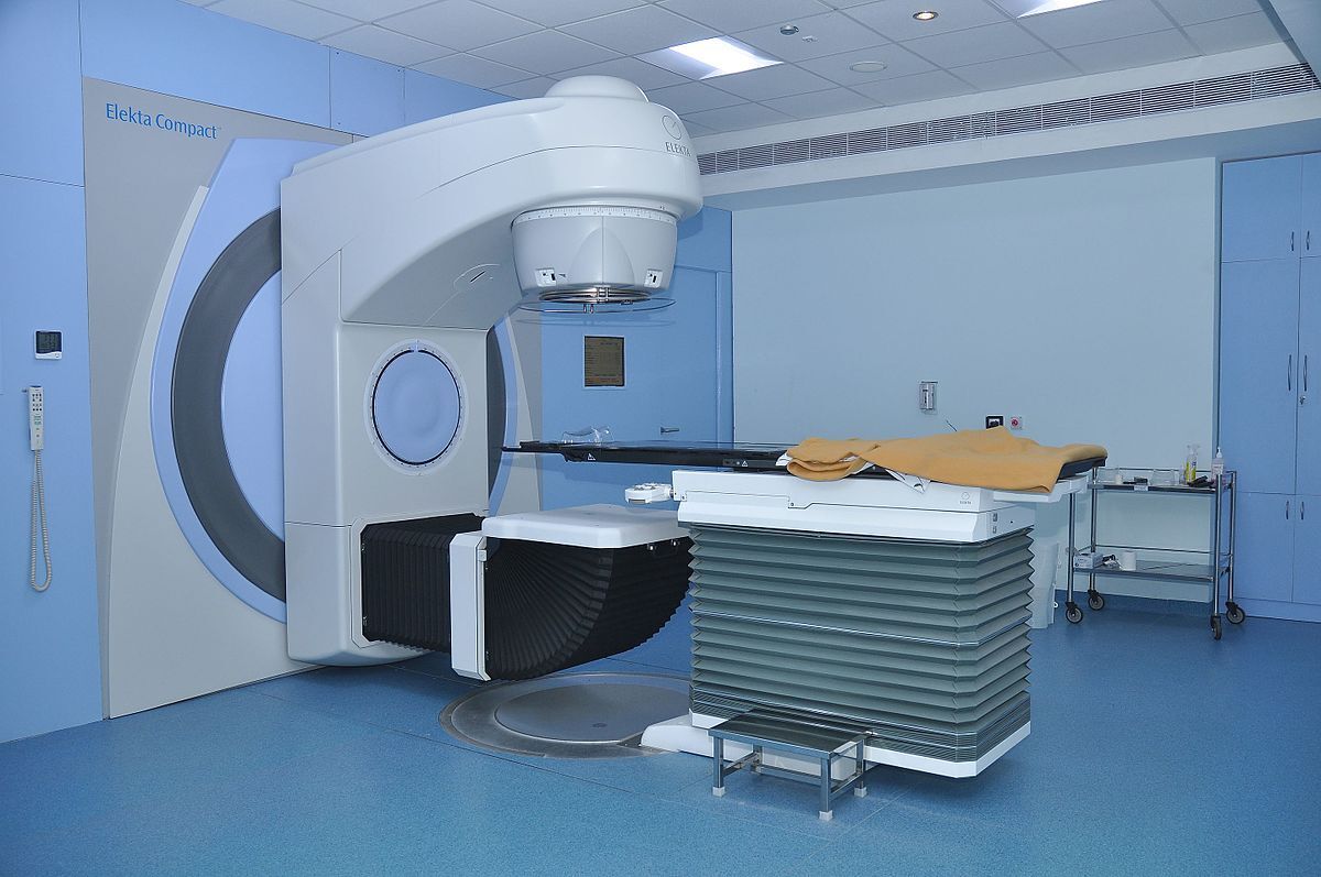 Medical linear accelerator used in radiation therapy requiring precision chiller cooling