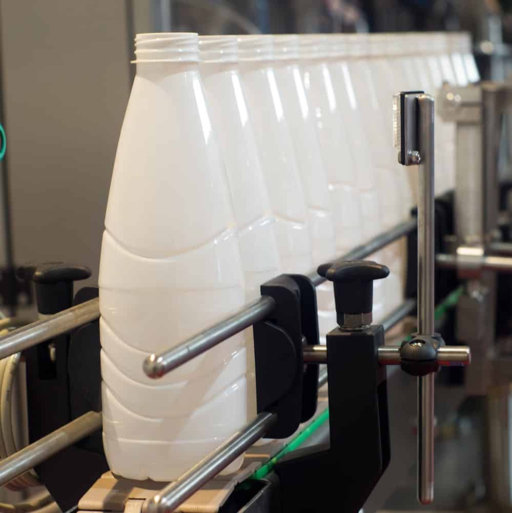 Plastic manufacturing process requiring precise temperature control with industrial chillers