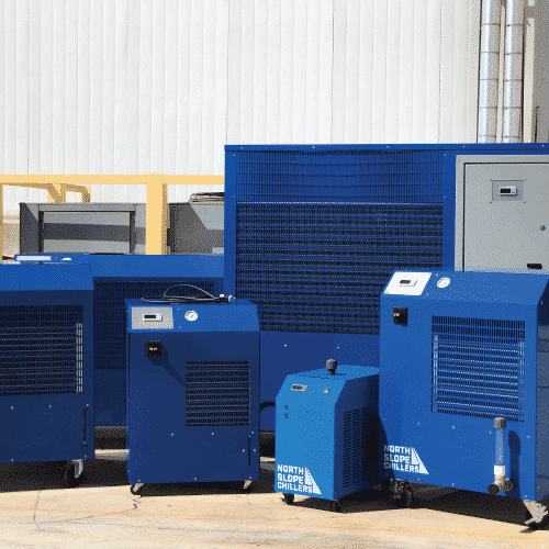 North Slope Chillers complete product line of portable industrial process chillers for various cooling applications