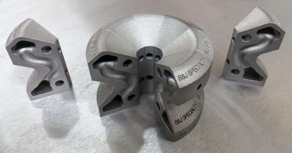3D-printed conformal cooling insert for injection molding with complex internal cooling channel geometry