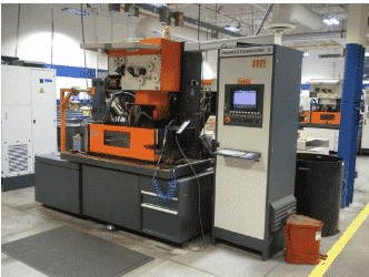 Electrical discharge machining CNC cutting hard metal components