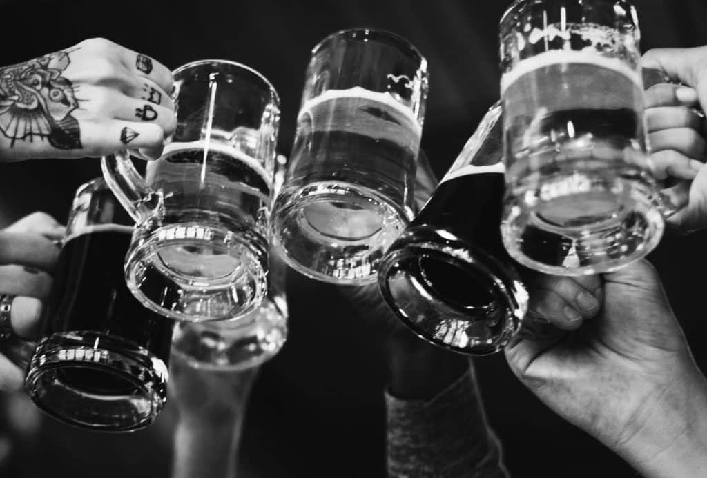 Selection of lager and ale beers requiring different fermentation cooling temperatures