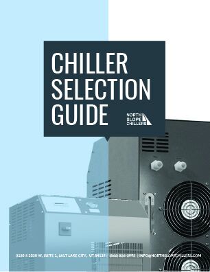Cover of the Chiller Selection Guide by North Slope Chillers with step-by-step instructions for choosing the right industrial chiller for your application