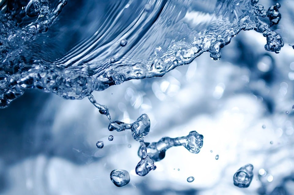 Fresh water used for hydroponics